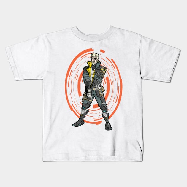 Zane The Operative Borderlands 3 Kids T-Shirt by ProjectX23Red